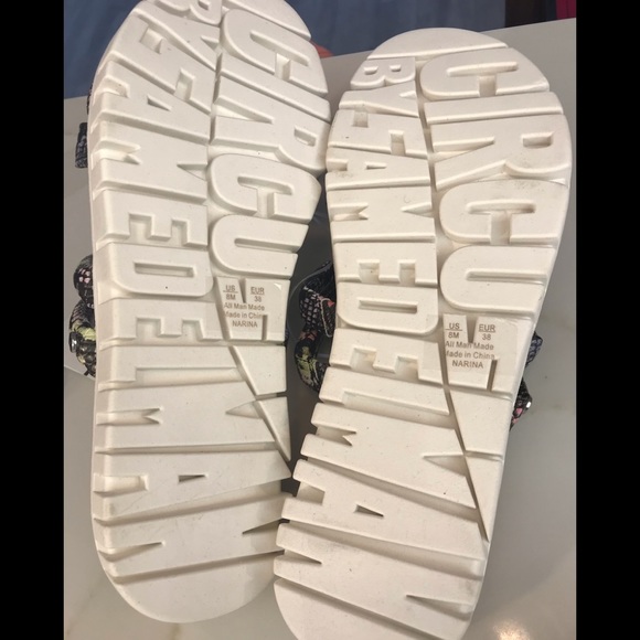 SAM EDELMAN CIRCUS AMAZON PYTHON SANDALS NEW - Picture 5 of 7